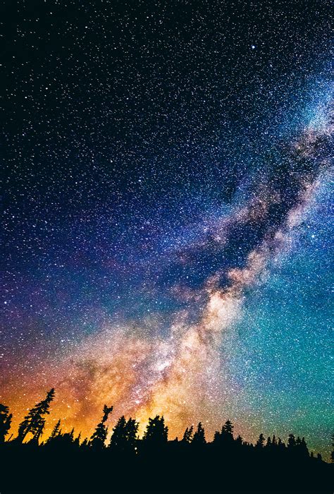 Free Download Wallpapers Of The Week Starred Night Sky 1040x1536 For