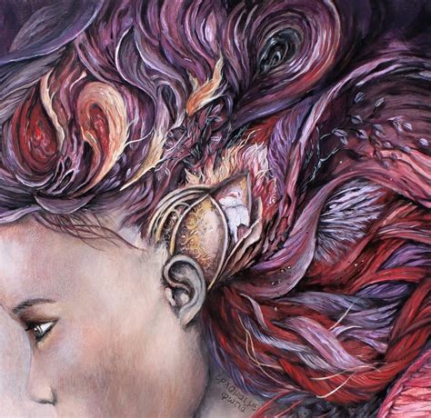 Steampunk Decor Phoenix And Goddess Fantasy Art Print Surreal Etsy