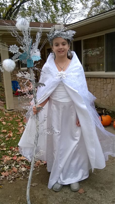 Winter Queen White Witch Costume Snow Queen Costume Book Week Costume