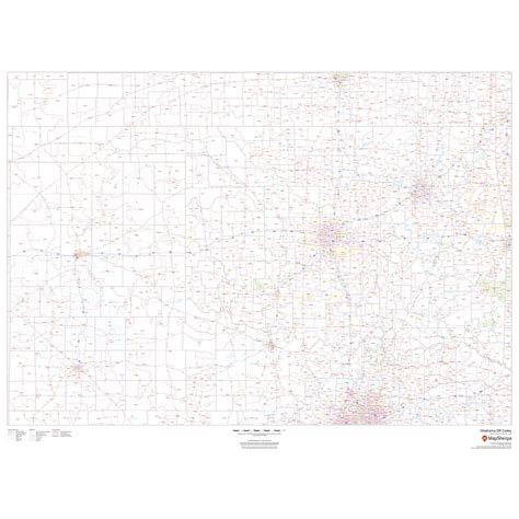 Map Of Oklahoma Zip Codes World Map
