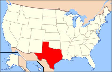 Large Location Map Of Texas State Texas State Usa Maps Of The Usa