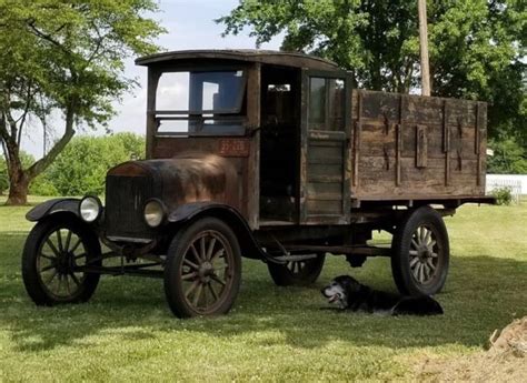 1925 Ford Model Tt Grain Truck Original Condition Survivor 93 Years Old