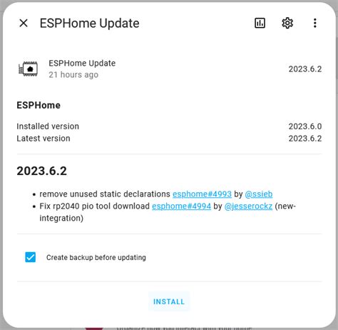 Error Updating Esphome Can T Install Ghcr Io Esphome Esphome Hassio