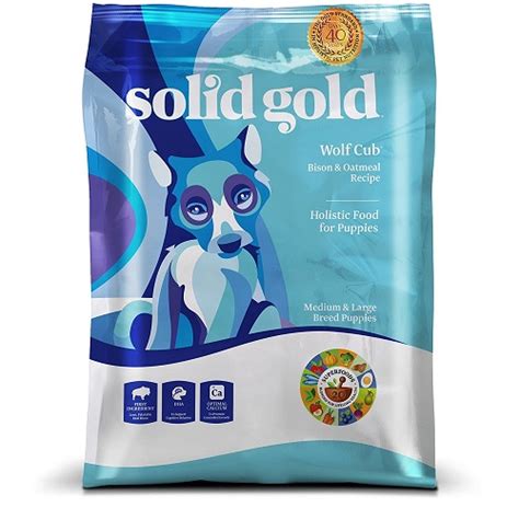 Golden retriever information including pictures, training, behavior, and care of golden retrievers and dog breed mixes. Solid Gold Wold Cub Large Breed Puppy Dog Food Review ...