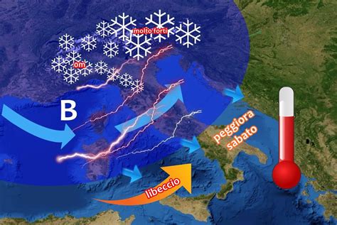 Cambia tutto, in arrivo gelo e neve perturbazione in arrivo tra venerdì e sabato e gelo fino a domenica. Previsioni meteo: week-end con tanto maltempo, domani NEVE ...