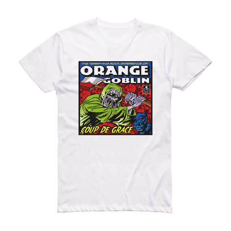 Orange Goblin Coup De Grace Album Cover T Shirt White Album Cover T Shirts