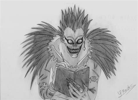 Ryuk Death Note Drawing Death Note Ryuk Draw Drawing Lessons Tutorial