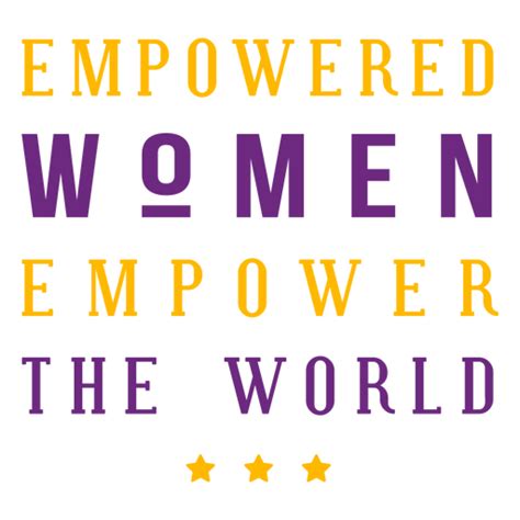 Empowered Women Lettering Transparent Png And Svg Vector File