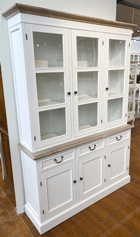 Hunter Buffet And Hutch 3 Door White Buffet And Hutch
