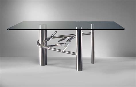 20 Sleek Stainless Steel Dining Tables Decoist
