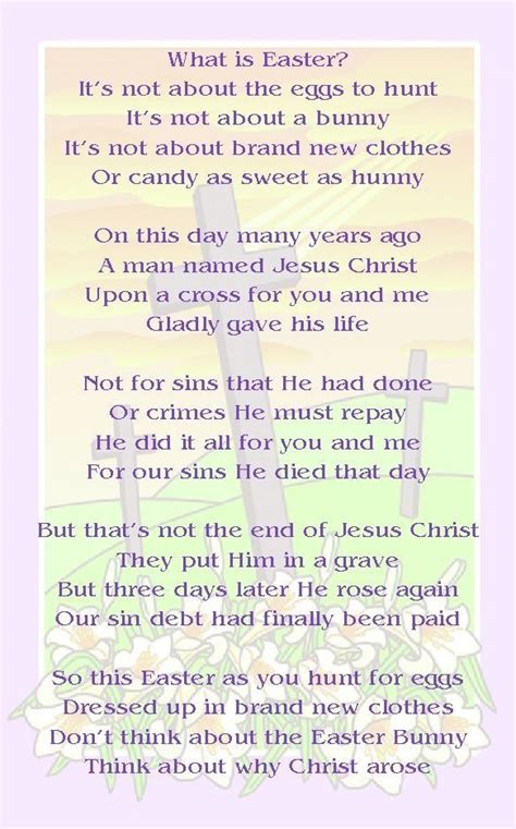 Pin By Maggie On Hoppy Easter Easter Speeches Easter Poems Easter