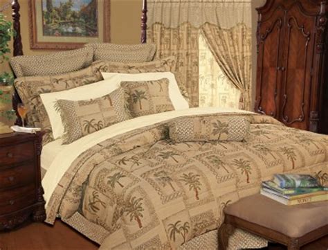 The comforter sets include oversized, reversible comforter, bedskirt and two standard shams (one with twin, king shams with. 9 PC Tropical Palm Tree Decor Tapestry Style California ...