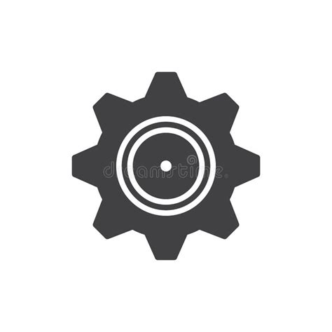 Setting Cog Icon Vector Stock Vector Illustration Of Industrial