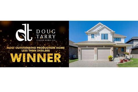 Doug Tarry Homes Most Outstanding Production Home Winner
