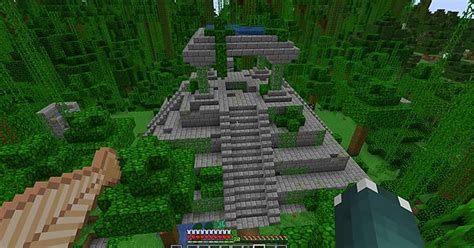 My Aztec Inspired Jungle Temple Built In Survival Minecraft