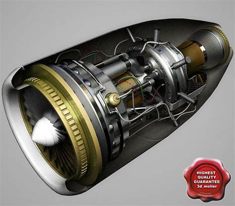Aircraft Jet Engine 3d Model In 2020 Aircraft Jet Engine Jet Engine