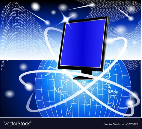 Free Download It Computer Background Royalty Free Vector Image