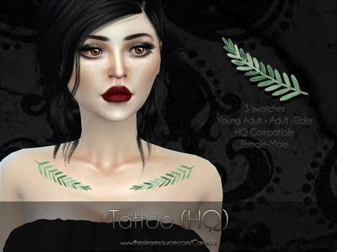 Tattoo Hq The Sims 4 Catalog