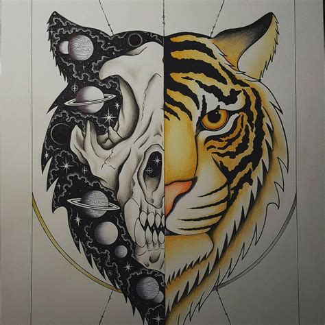 Tiger Skull By Cosmicdark On Deviantart