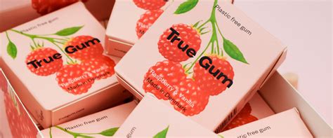 Plastic Free Vegan Chewing Gum True Gum