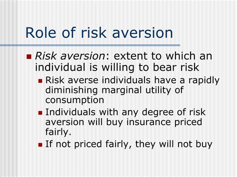 Risk Averse Insurance / Risk Aversion and Price of Hedging Risk / In general, risk aversion 