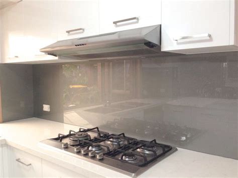 Easy to clean, stylish and durable, splashbacks and wall panels protect your kitchen's walls while you cook. Kitchen Splashback Ideas Metallic Charcoal Coloured Glass ...