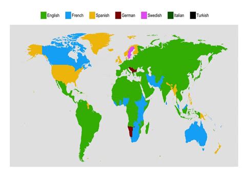 The Map Of The World According To What Languages People Want To Learn