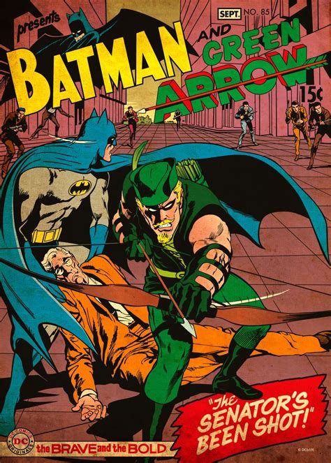The Brave And The Bold Batman And Green Arrow By Neal Adams Poster