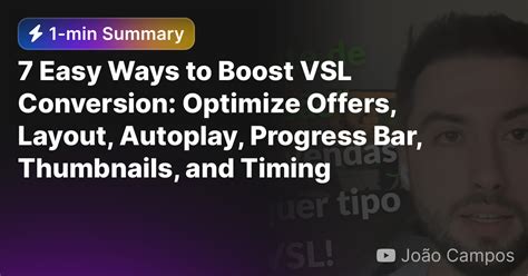 7 Easy Ways To Boost Vsl Conversion Optimize Offers Layout Autoplay
