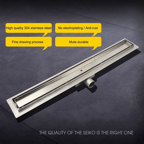 Thank you in advance for any help or advice. Mochiglory Stainless Steel 43.3 Inches Linear Shower Drain ...