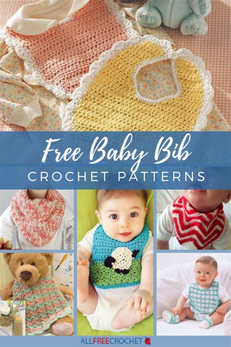 27 Free Crochet Baby Bib Patterns In 2021 Baby Bibs Patterns Crochet
