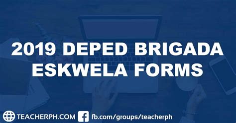 Download 2019 Deped Brigada Eskwela Forms Teacherph