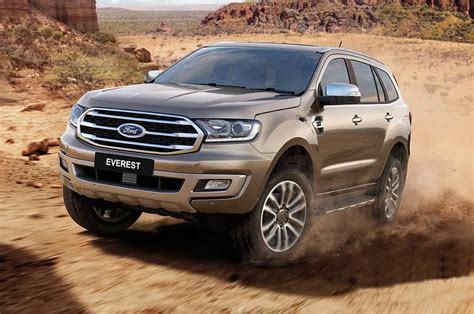 Ford Everest Endeavour Facelift Officially Unveiled Autocar India
