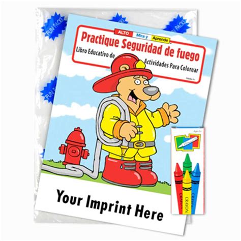 Search through 623,989 free printable colorings. Custom Imprinted Coloring Book Fun Pack - Practice Fire ...