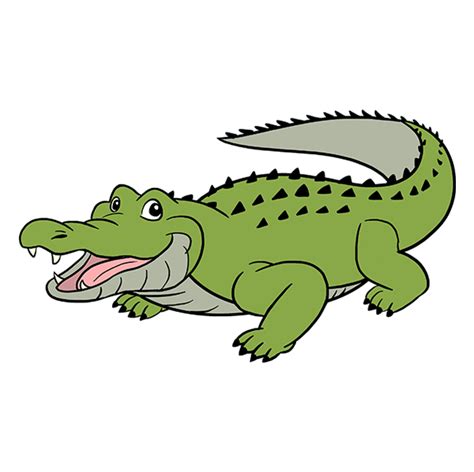 How To Draw An Alligator Really Easy Drawing Tutorial