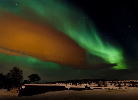 Nordlichter Bei Tromsö Foto And Bild Opt Phänomene Der Atmosphäre
