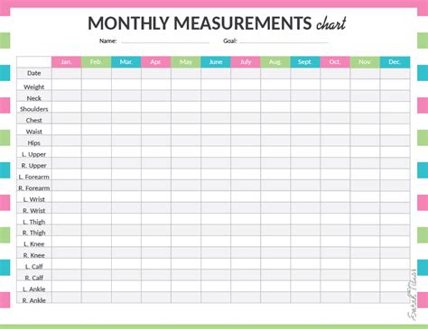 Monthly Weight Loss Calendar 2021 Weight Loss Tracker Template