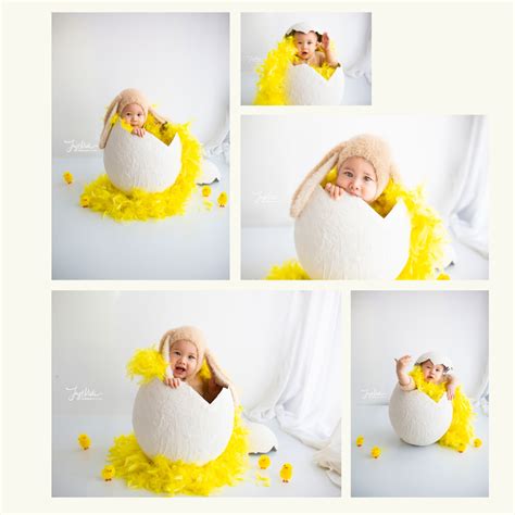Paper Mache Plaster Egg Diy Easter Baby Photo Shoot Prop Tutorial Baby