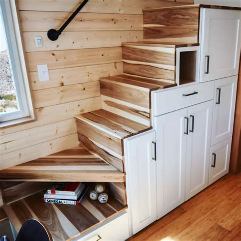 Design, build, and manufacture tiny homes: Intelligent storage design by Tru Form Tiny - pure genius ...