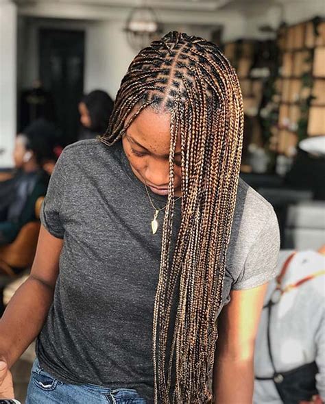 43 Pretty Small Box Braids Hairstyles To Try Stayglam