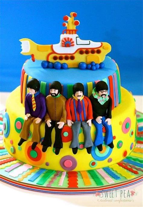 The Beatles By Sweet Pea Tailored Confections Cake