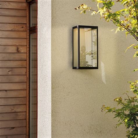 Astro Puzzle Textured Black Outdoor Led Wall Light 1199002 Ukes