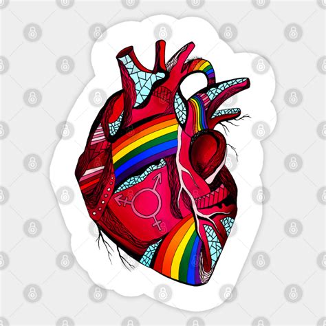 Pride Heart Pride Sticker Teepublic