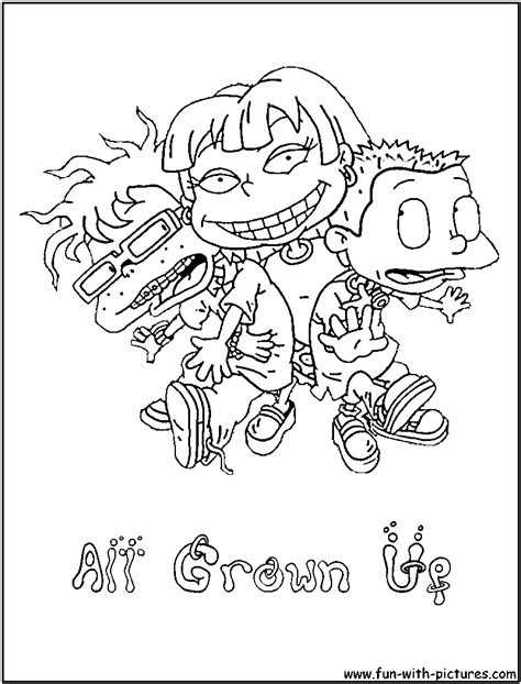 Printable Rugrats Coloring Pages For Kids Cool2bkids Cartoon Coloring