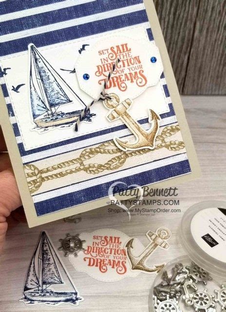 Come Sail Away Sailboat Card Idea Pattys Stamping Spot Cards