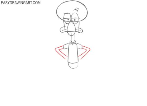How To Draw Squidward Step By Step Easy