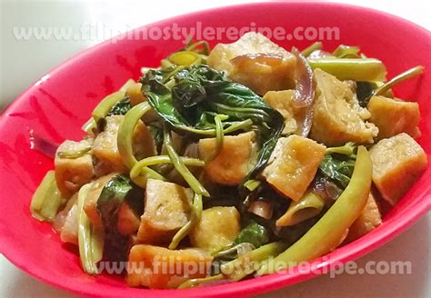 · gising gising is made up of ground pork and green beans cooked in coconut milk. Gising Recipe Kangkong | Amtrecipe.co