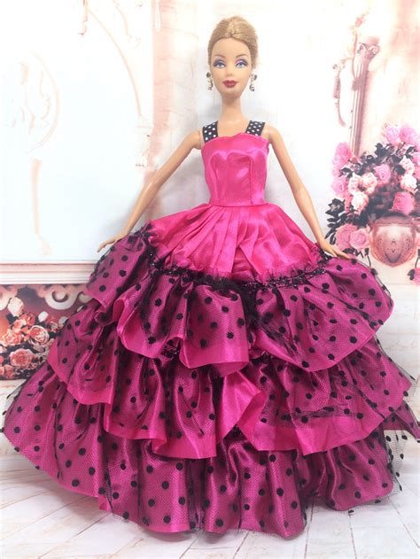 Nk One Pcs Handmade Princess Wedding Dress Noble Party Gown For Barbie Doll Fashion Design