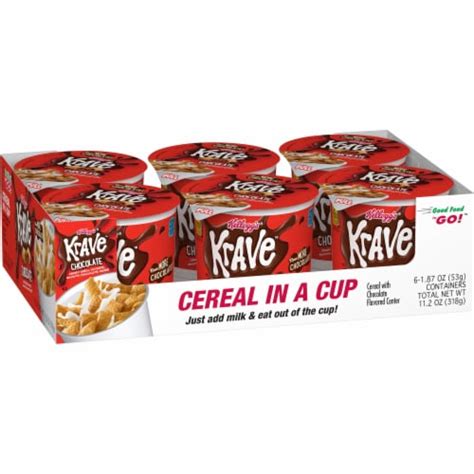 Kellogg S® Krave Cereal Cups 60 Ct 1 87 Oz Fry’s Food Stores