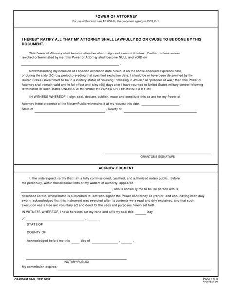 Da Form 5841 Fillable Printable Forms Free Online